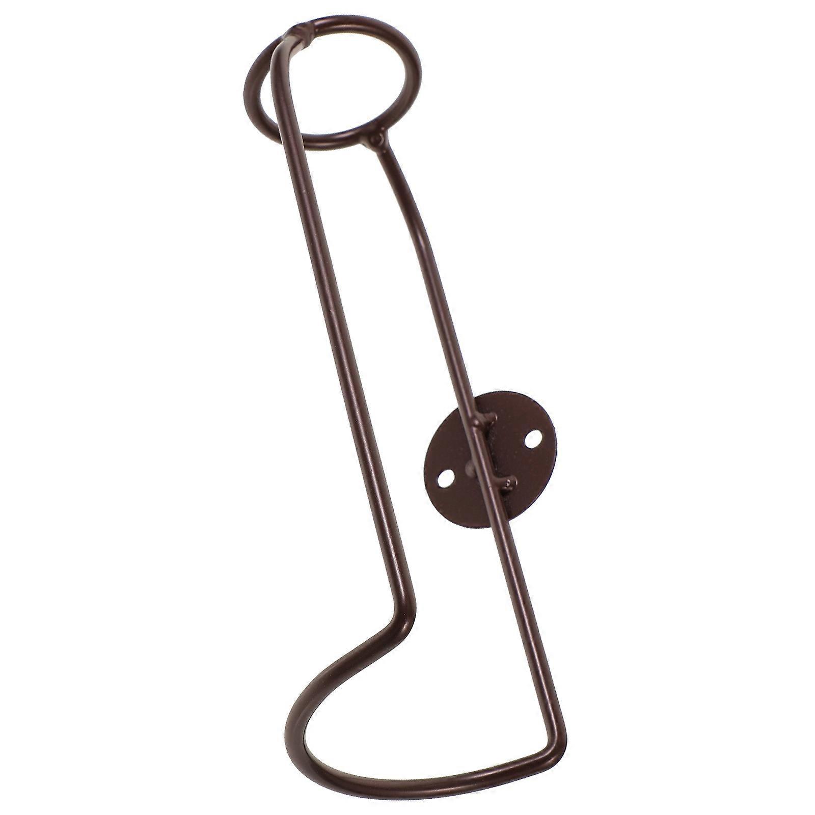 Red Rack Wall Mounted Single Display Holder for Elegant Decoration