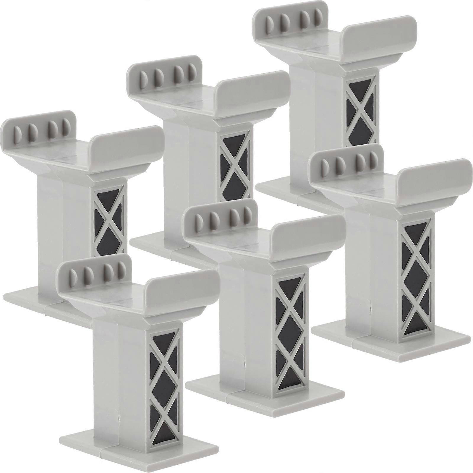 Train Track Support Risers for Playing 6Pcs Kids Bridge Toy Accessories