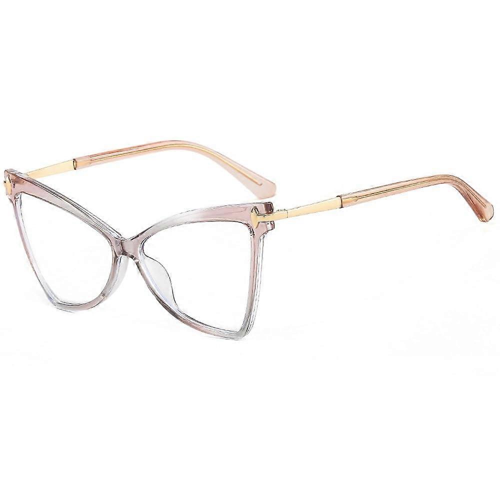 Blue Light Blocking Reading Glasses +3.00 Gray Oversized Anti Glare Scratch Resistant