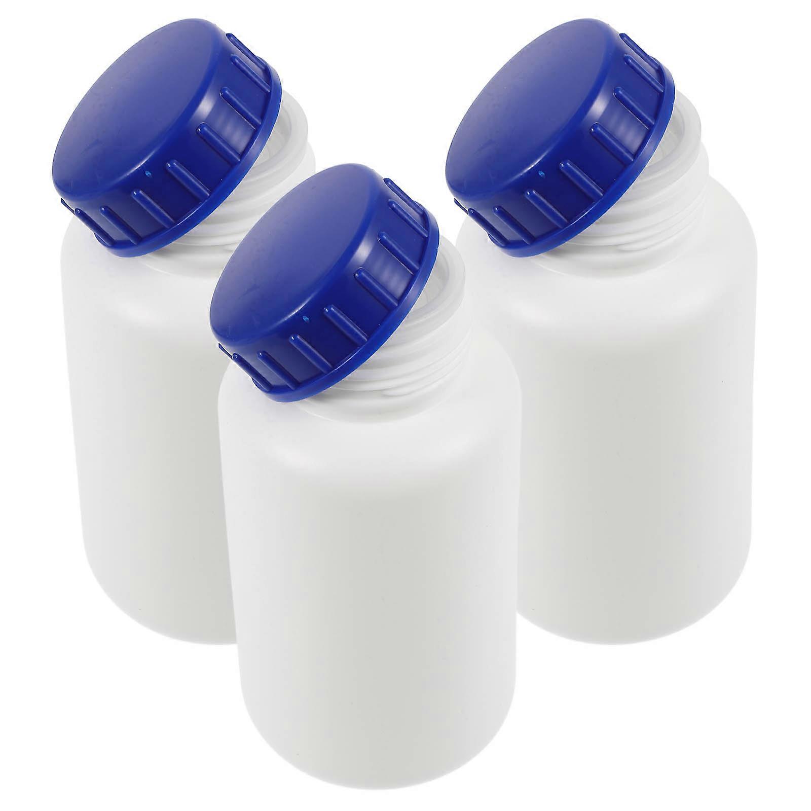 Sample Bottle Reagent Bottle Container for Chemical Storage 3Pcs