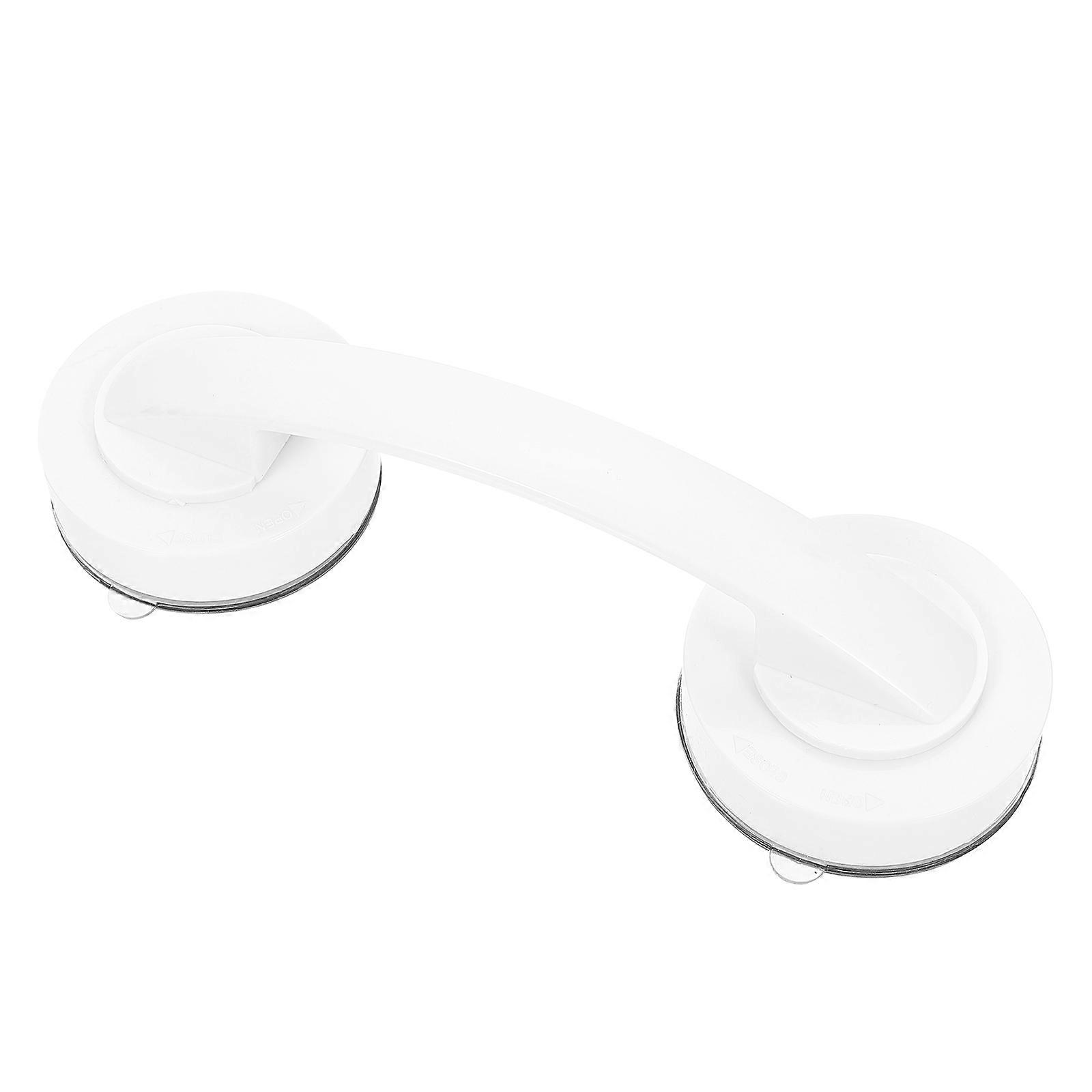 Plastic Suction Shower Handle 2Pcs Bathroom Grab Bar for Easy Installation