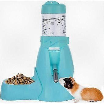 25-26 Automatisk vanndispenser for små kjæledyr som hamstere, rotter, marsvin, ildere og kaniner (80 ml, blå)