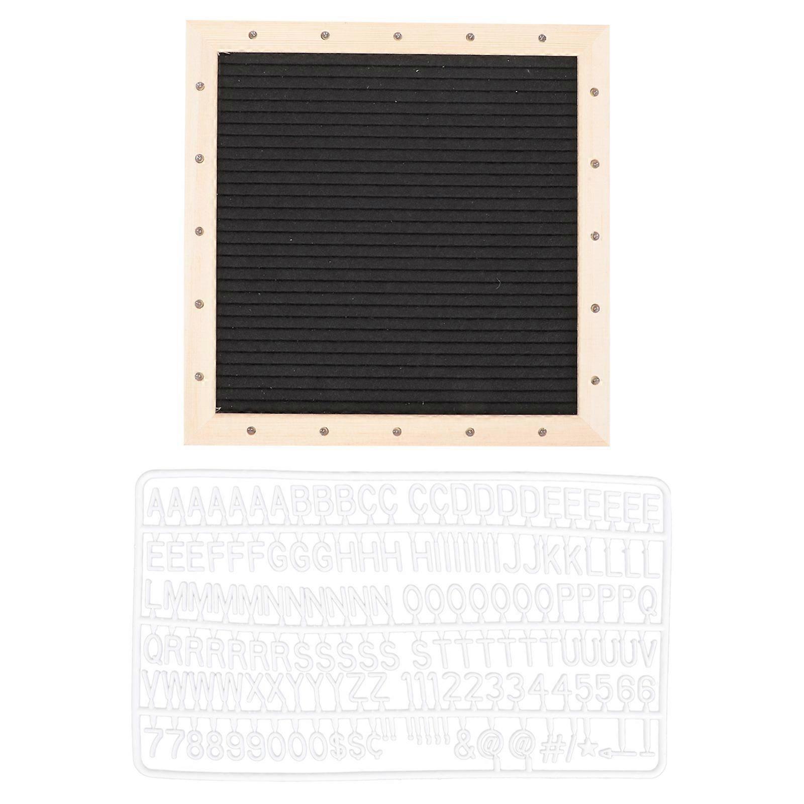 1 Set Durable Message Board Practical Wooden Letters Models Felt Board