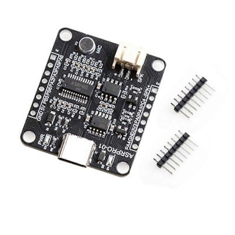 ASR-PRO Development Board Speech Recognition Control Module AI Offline Recognition Module Pin Headers Not Soldered 2M