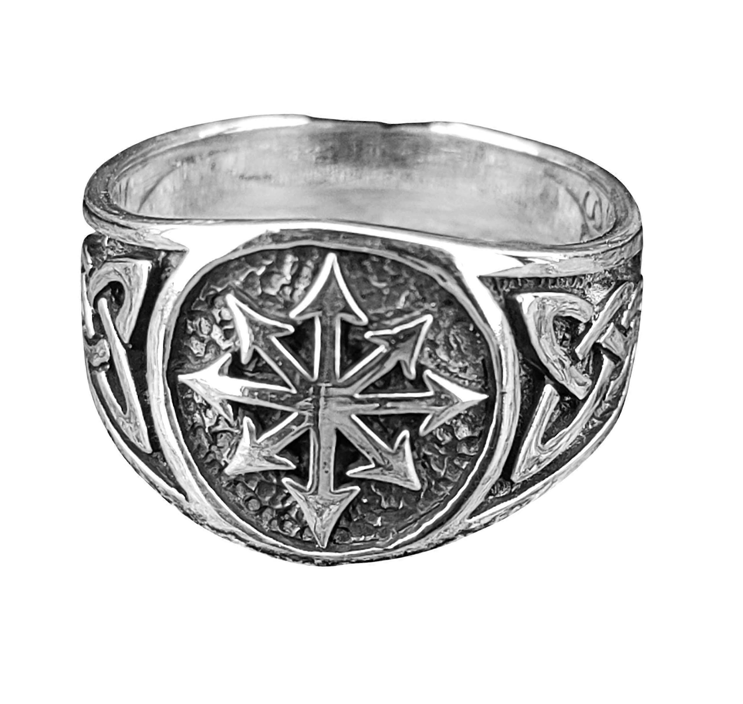 Ring Chaos Star, Size 52-76 (chaos) - Silver