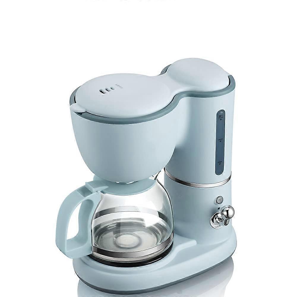 Fully Automatic Drip Coffee Maker with Glass Carafe, Compact Countertop Household Brewer