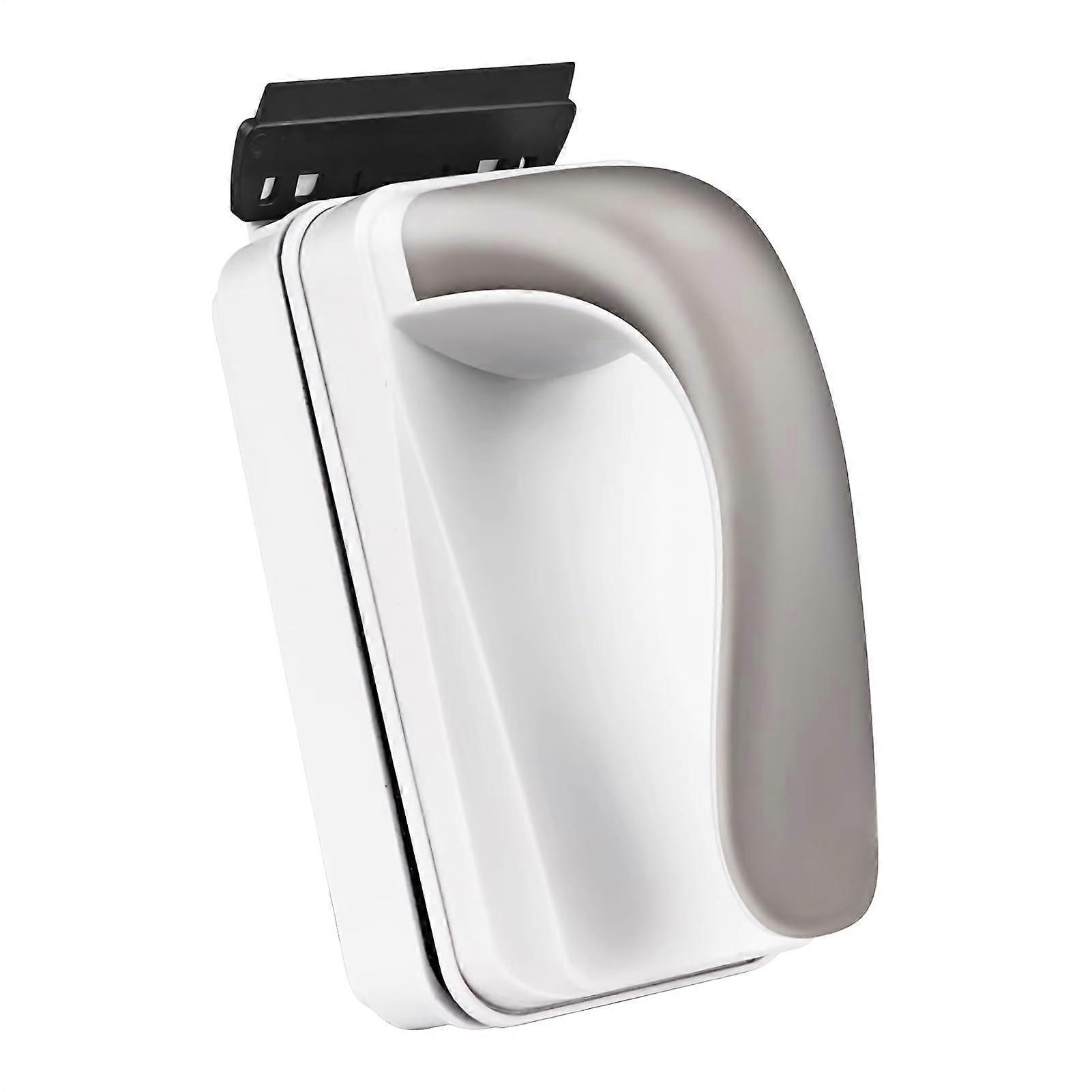 Magnetic Aquarium Cleaner with DoubleSided Grip, ScratchProof Floating Glass Scraper for Medium Tanks