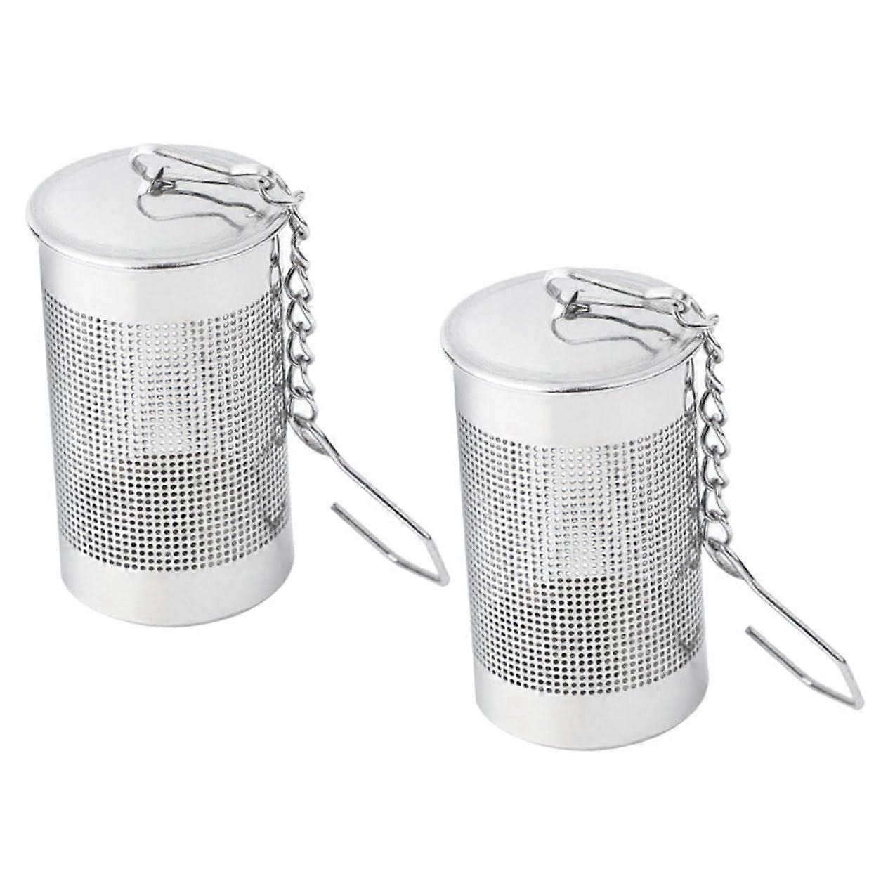 2pcs Small Stainless Steel Tea Infuser Ball with Fine Mesh Loose Leaf Tea Strainer for Brewing