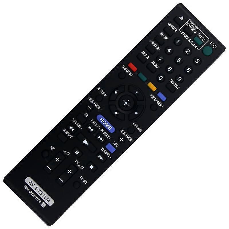 Home Theater Remote RMADP074 for Sony BDVE490 E190 E290 E690 E370 F500 Replacement