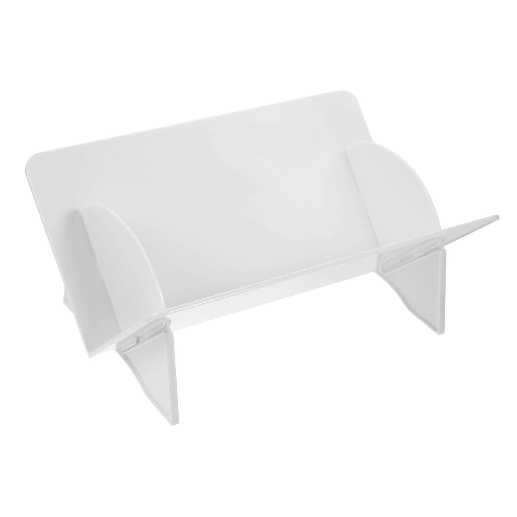 Vinyl Record Storage Rack with Stable Divider Design, Large Capacity Desktop File Organizer