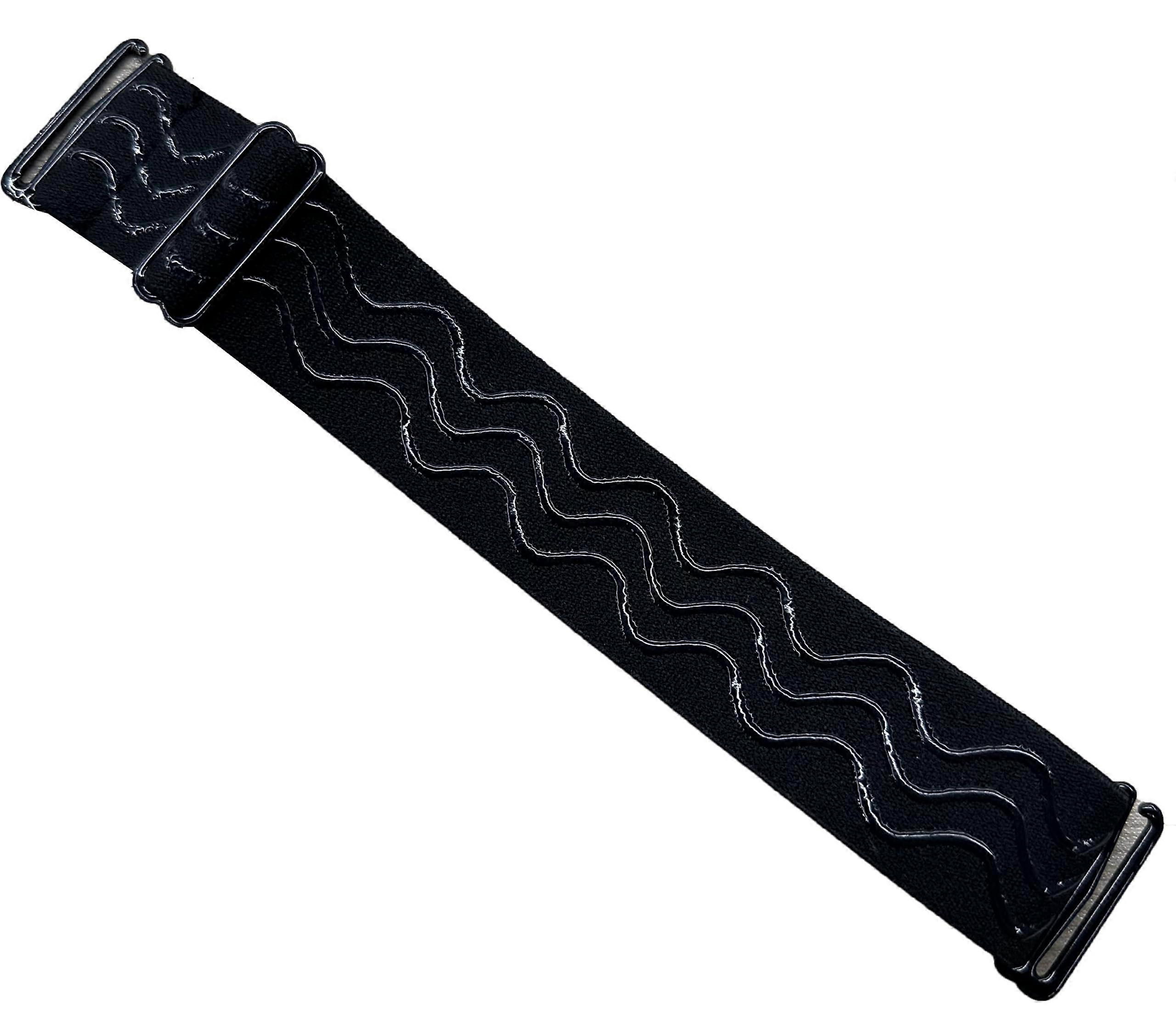 Adjustable Elastic Wig Strap with Invisible Buckles for Secure Non Slip Fit, Black, 1pc