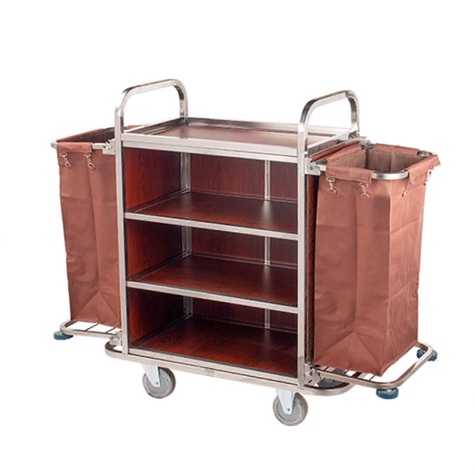 Heavy Duty Rolling Laundry Cart with Wheels, Large Capacity Waterproof Hamper Trolley, RustResistant Frame