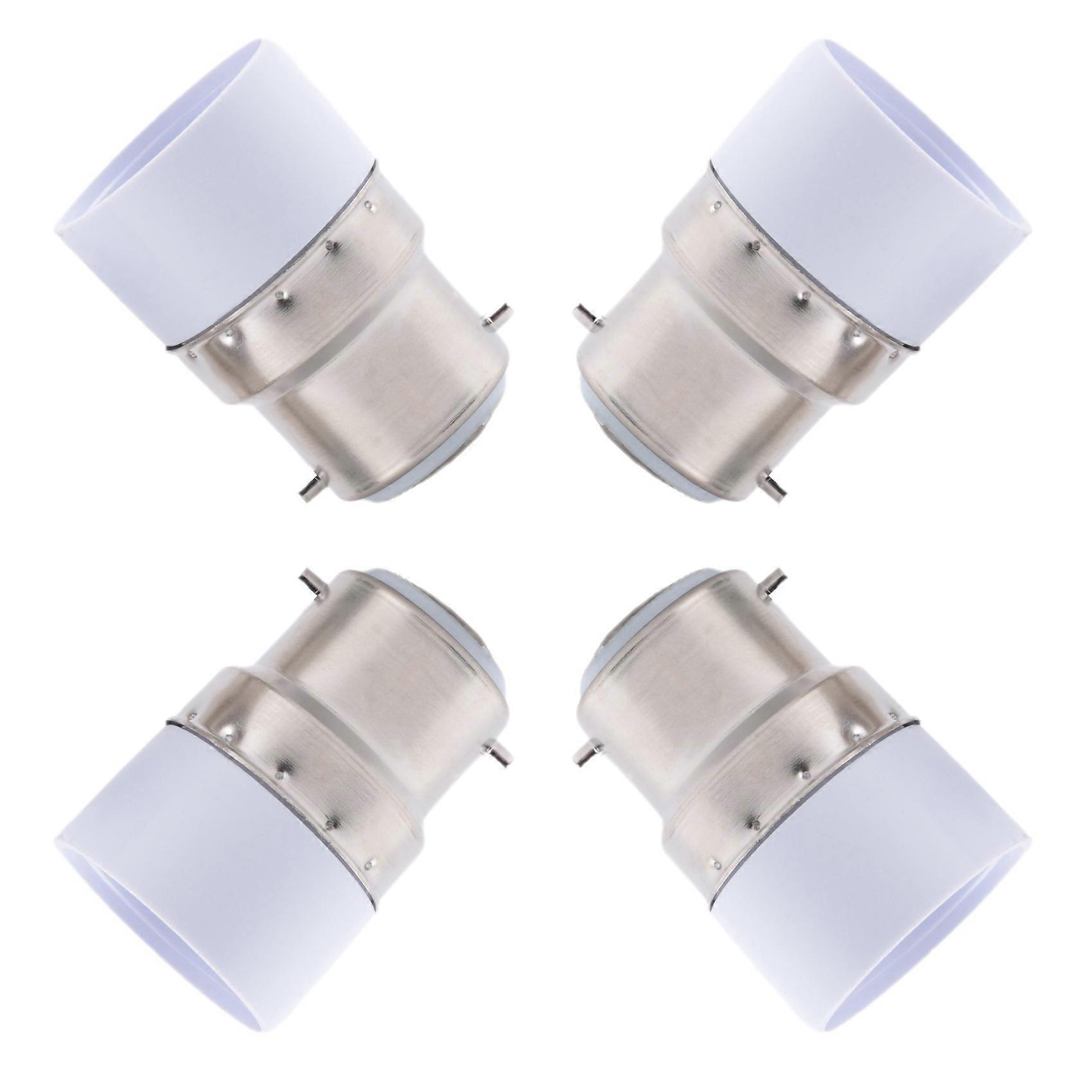 AC 220V B22 to E14 Base Socket Light Lamp Bulb Adapter Holder 4pcs