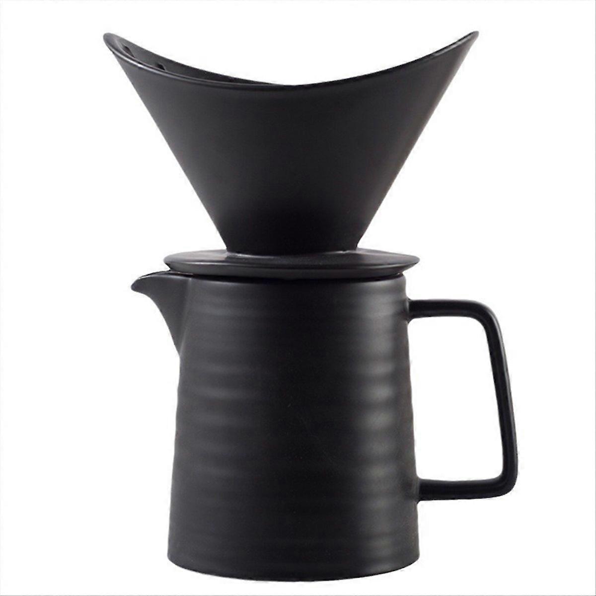1-2 Cups Ceramic Coffee Dripper Pour over Coffee Maker Set