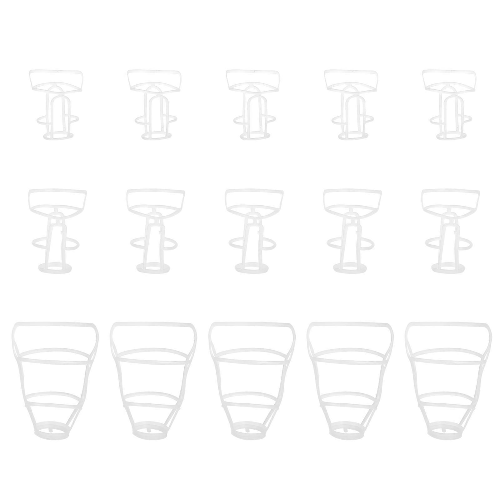Bottle Cover Net for Hanging 15Pcs Plastic White