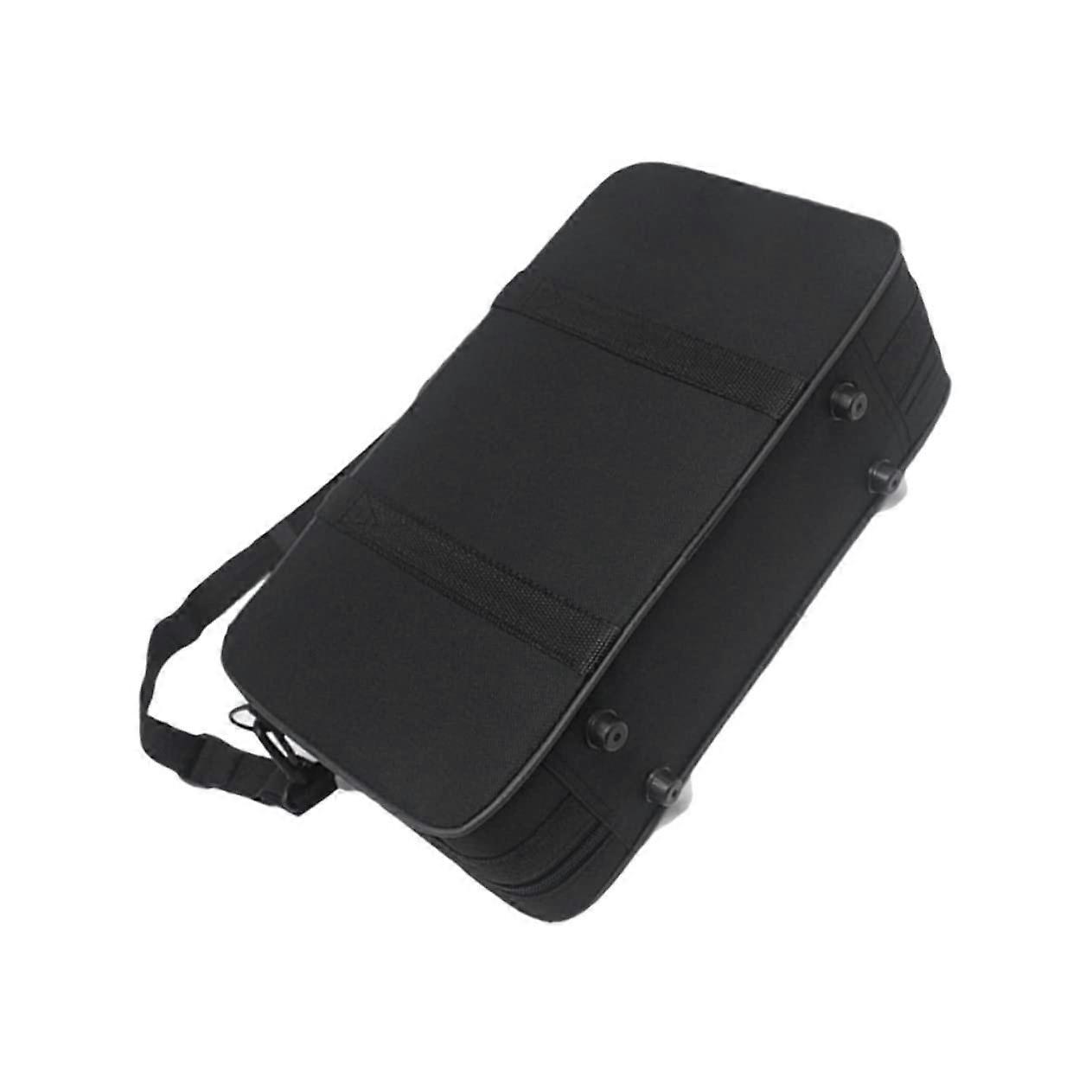 Shockproof Padded Clarinet Case with Adjustable Shoulder Strap and Durable Accessory Storage