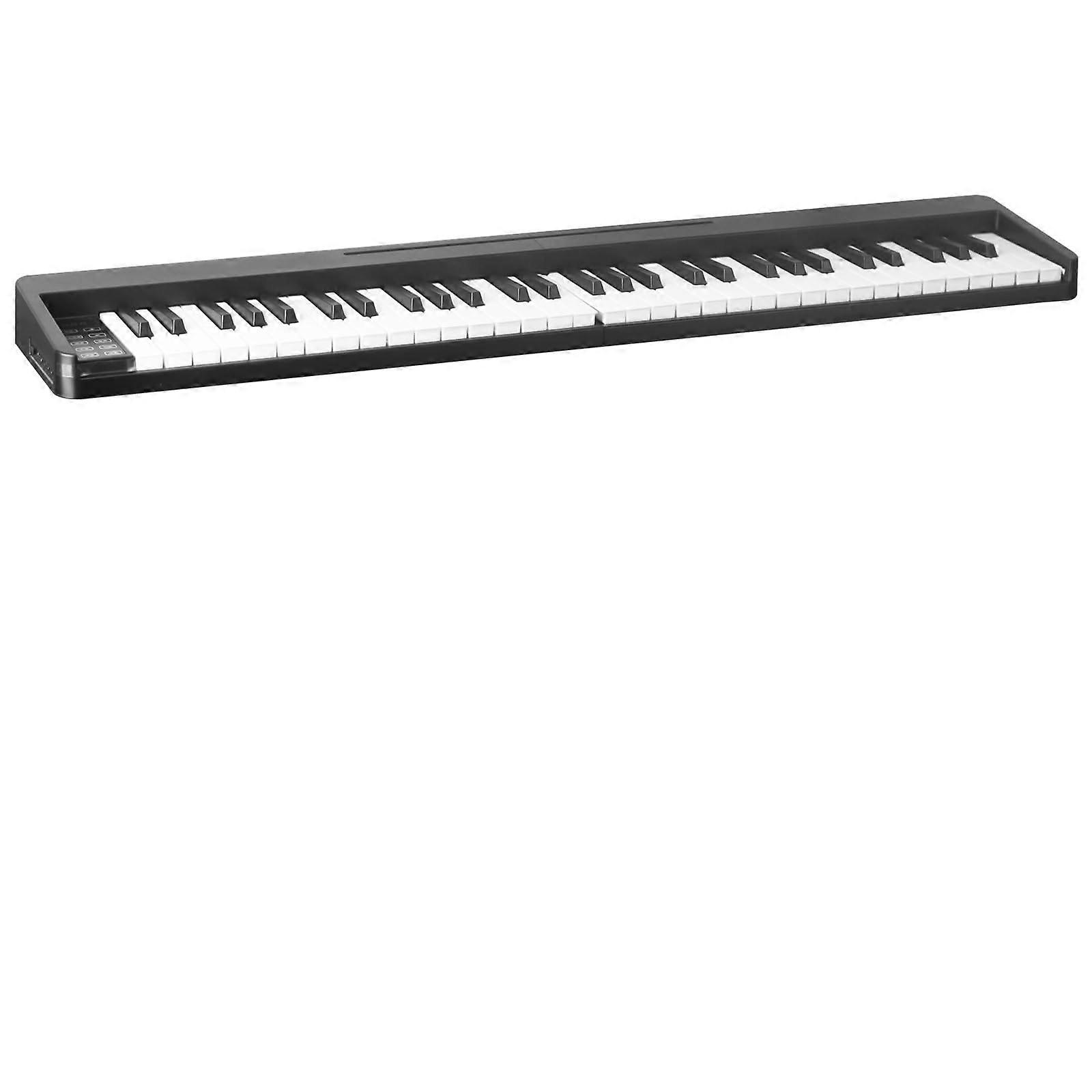 61 Key Electronic Keyboard with Dual Timbre, Split Function, Foldable Design and Builtin Effects