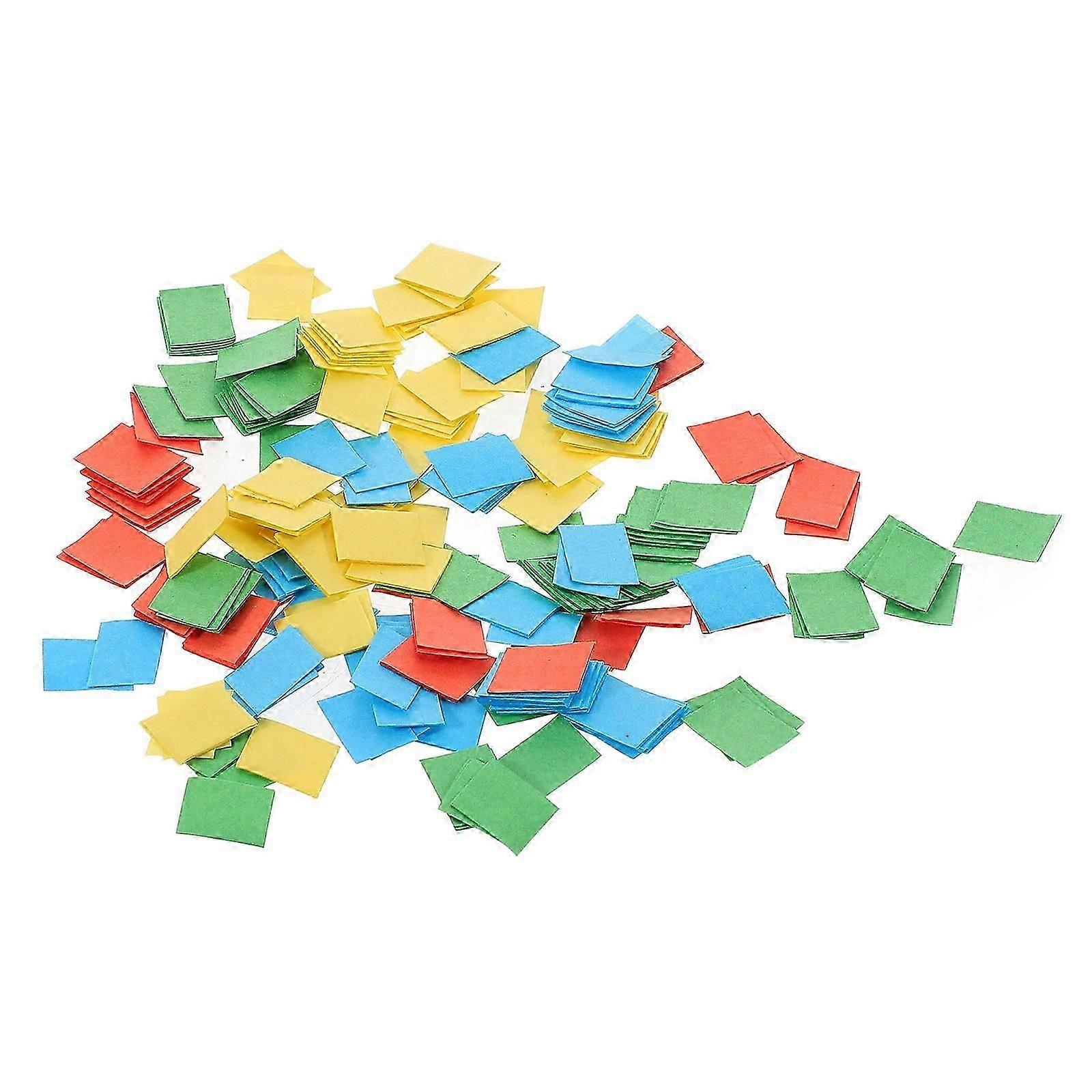 Multicolor Paper Confetti Snowflake Effect for Decoration 1Pack