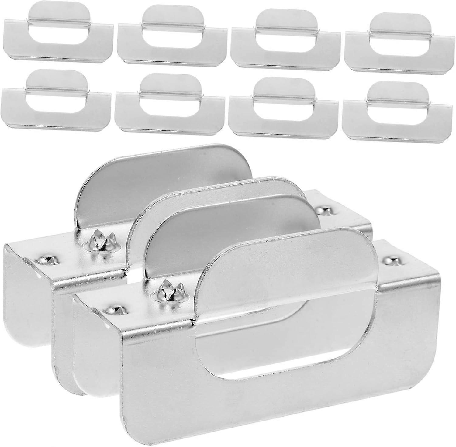 10pcs Multipurpose Panel Brackets Angle Brackets Clip and Dishwasher Mounting Wall Panel Hardware Accessories