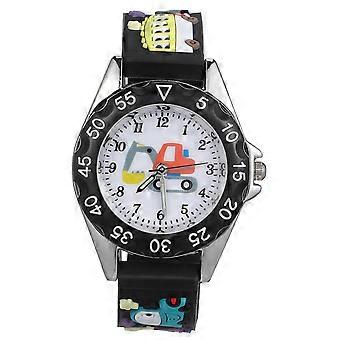 Children Cartoon Watch Durable Quartz for Kids Use Silicone Band