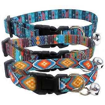 Bohemian Style Decorative Cat Collar for Dogs 6Pcs Assorted Colors