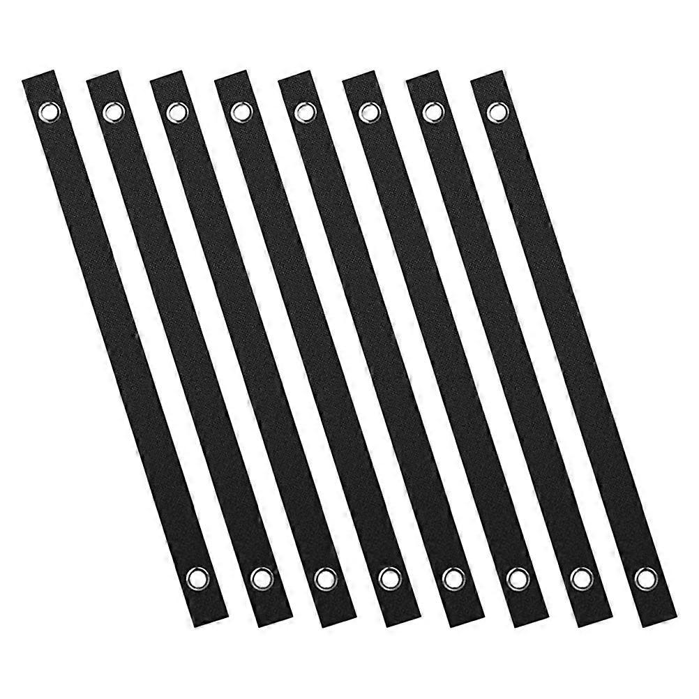 Tree Straps Nylon Tree Straps for Fixing 8Pcs Durable Black Support Bands