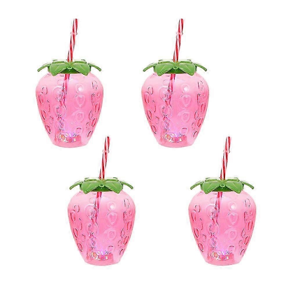 Strawberry Cup Party Drinking Bottle 4Sets Material