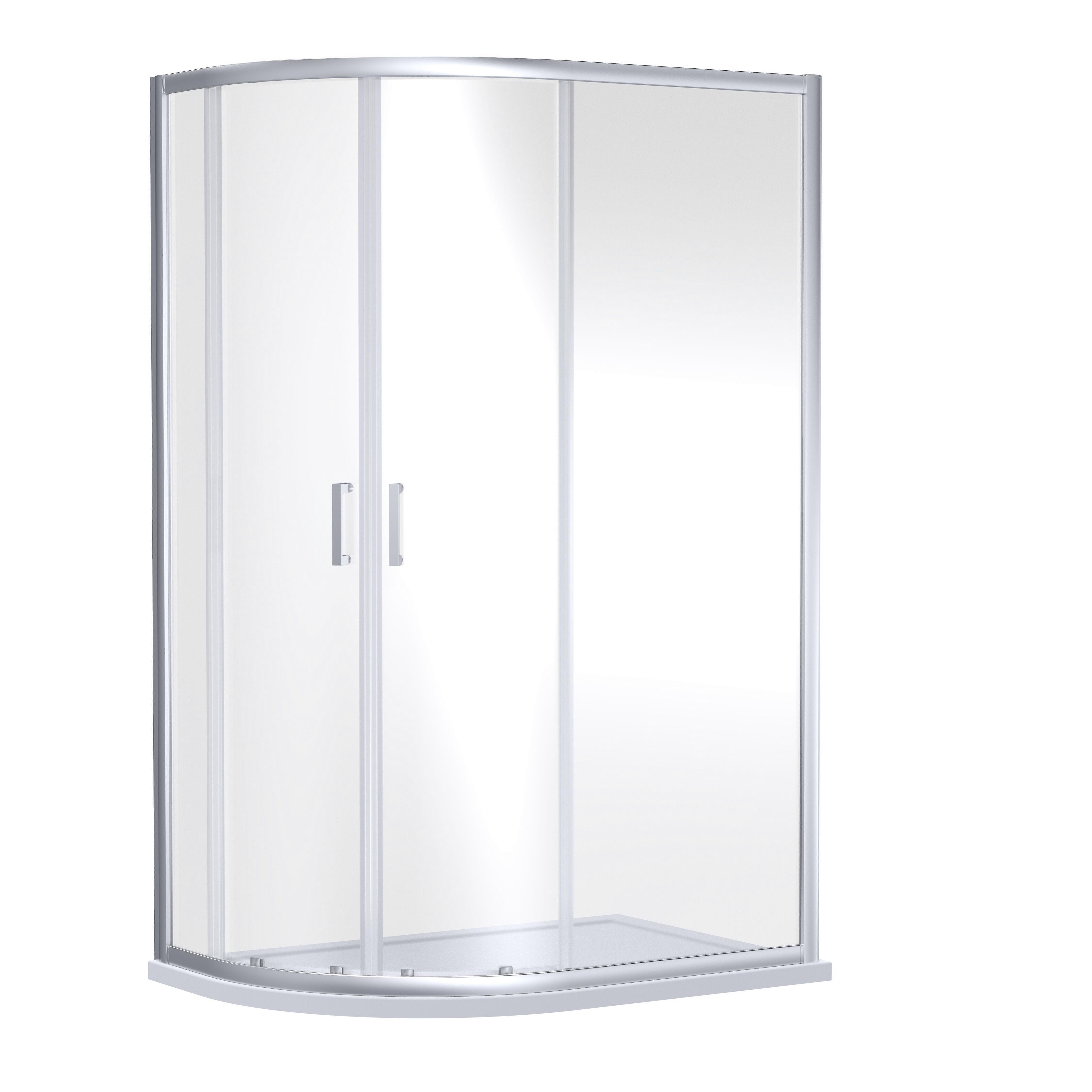 1900 x 900 x 760mm Offset Quadrant