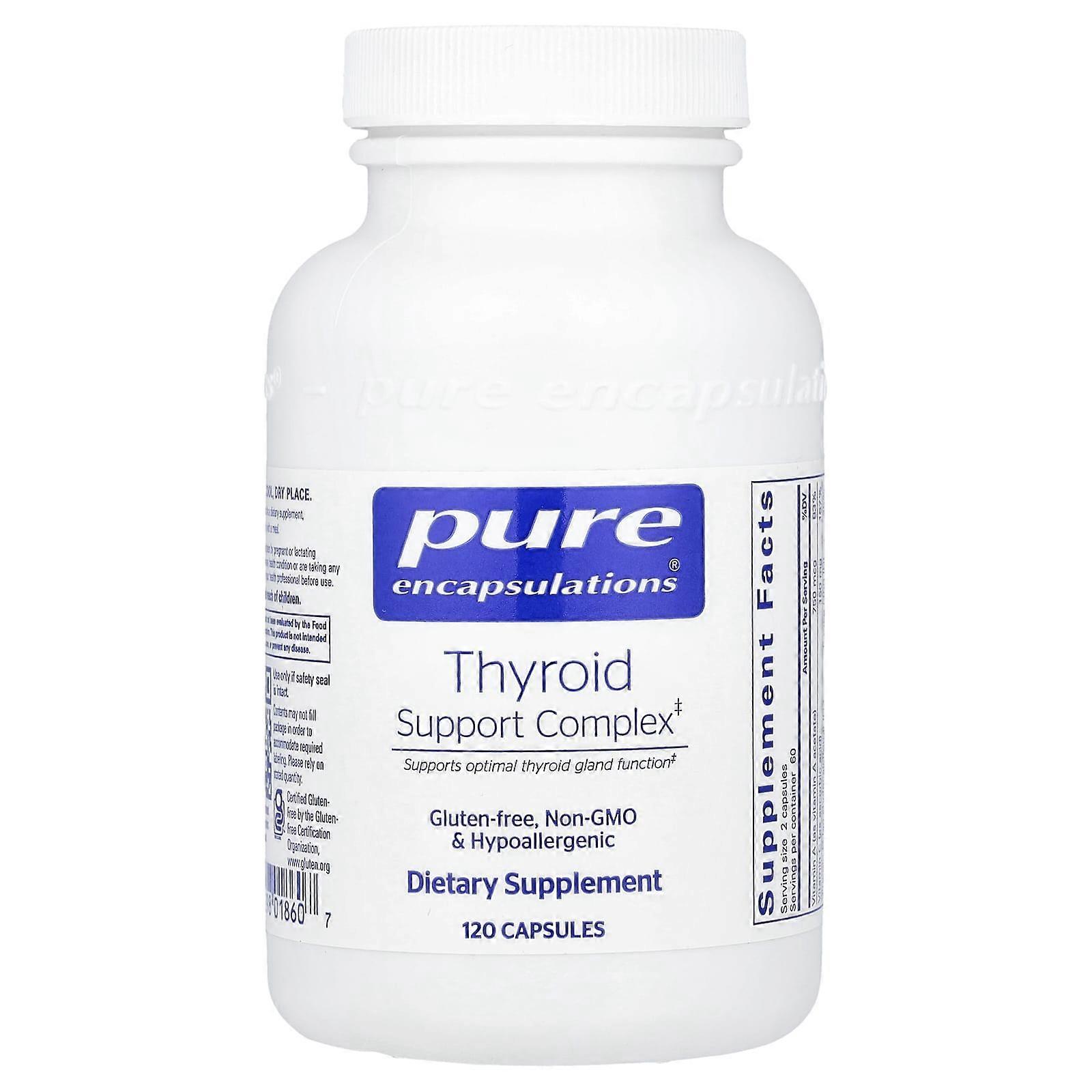 Pure Encapsulations, Thyroid Support Complex , 120 Capsules