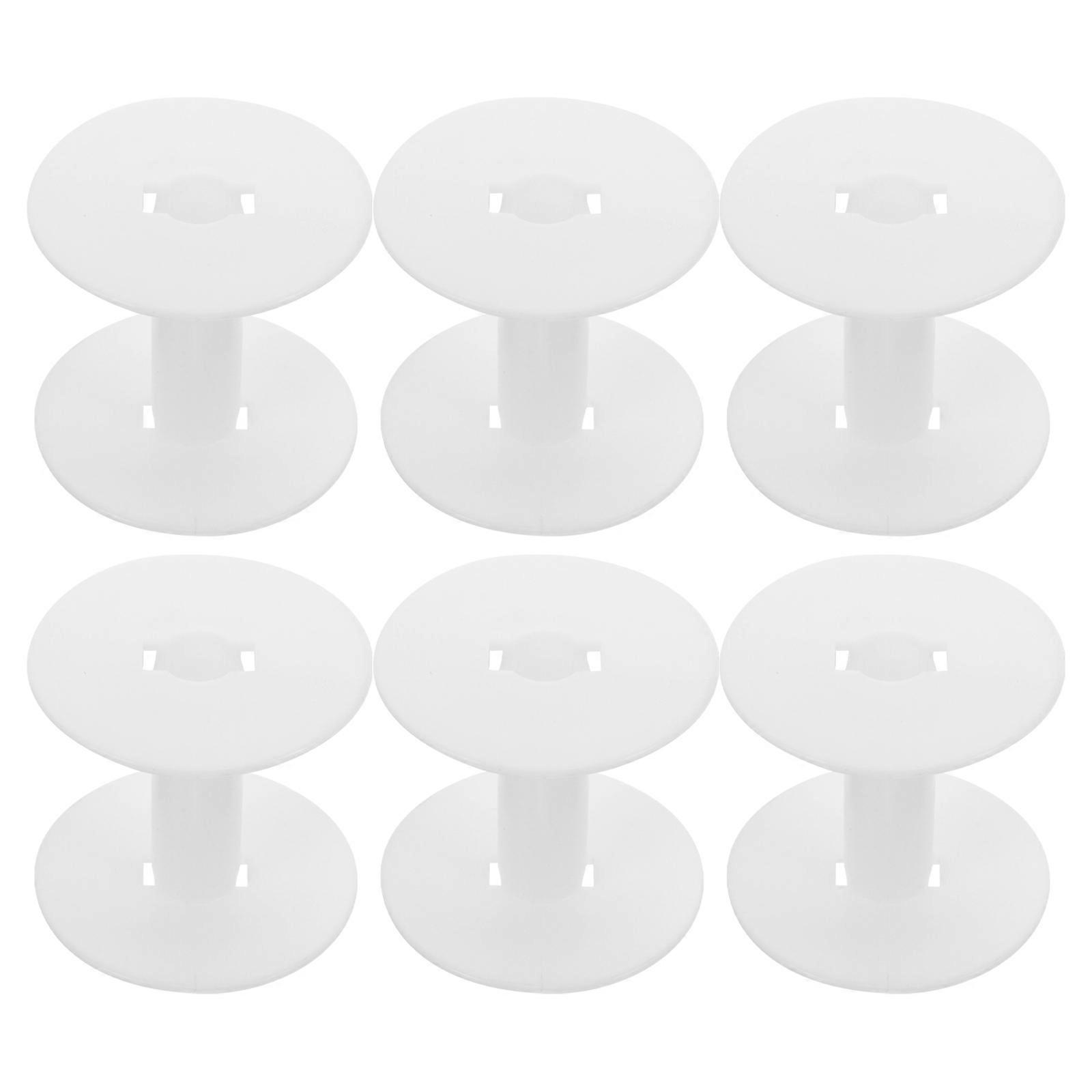 6pcs Replaceable Bobbins Sewing Bobbins Portable Thread Bobbins Thread Supply