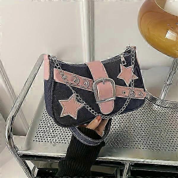 Ladies' mini shoulder bag with star pattern, practical and versatile