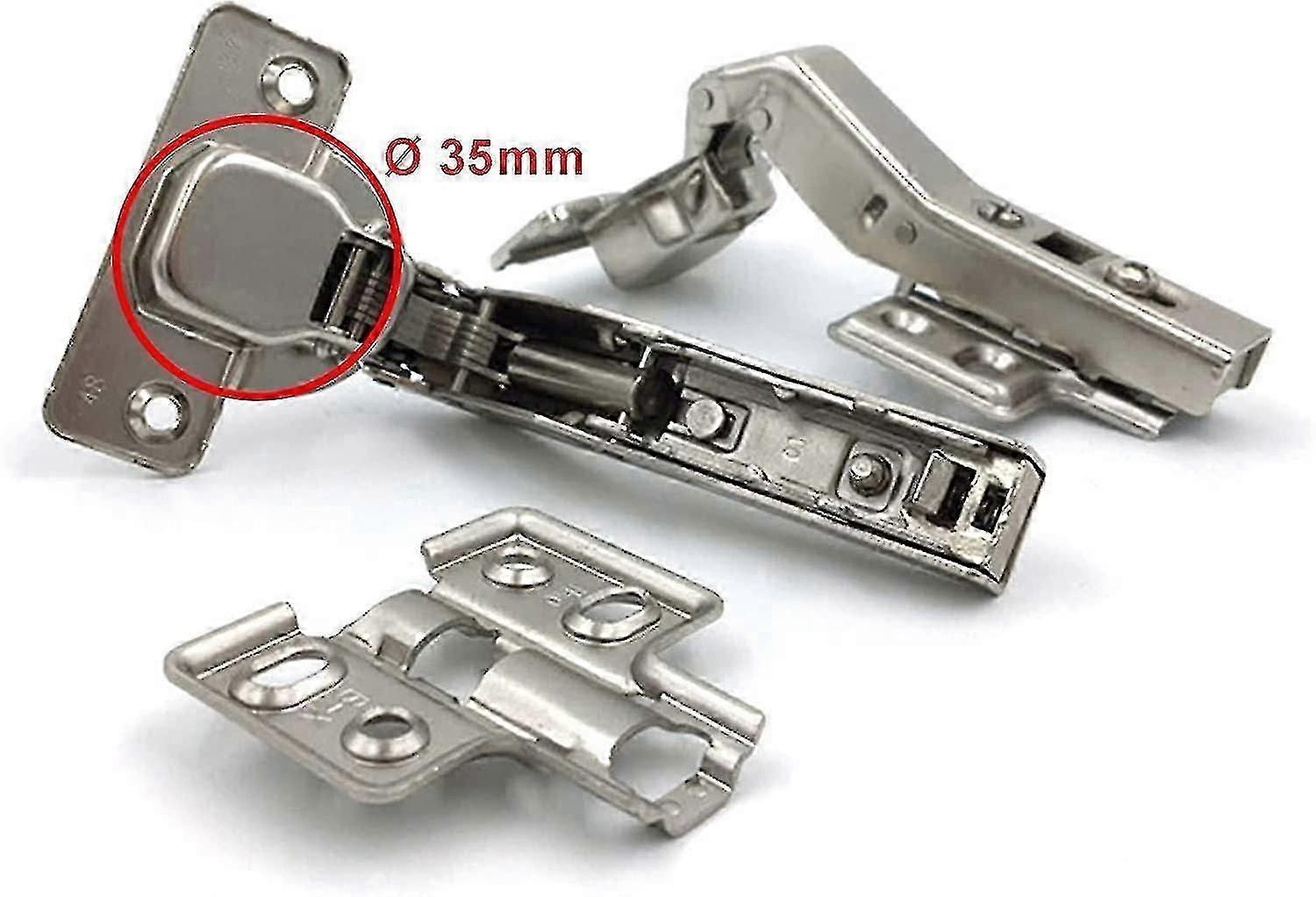 45 Degree Corner Hinge 35mm with Damper compatible with Soft Close Doors