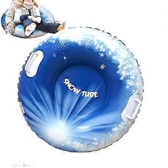 Opblaasbare sneeuwband met handvatten, stevige slee van 81 cm voor winterplezier voor volwassenen en kinderen
