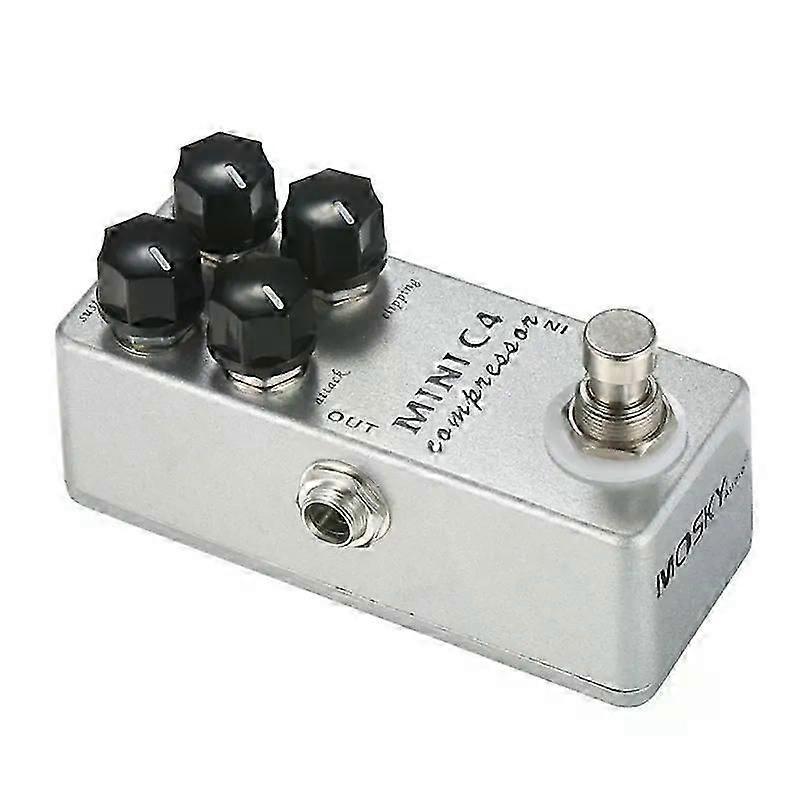 A57T MOSKY Audio MINI C4 Kompressor Gitarr Effekt Pedal True Bypass Gitarr Effekter