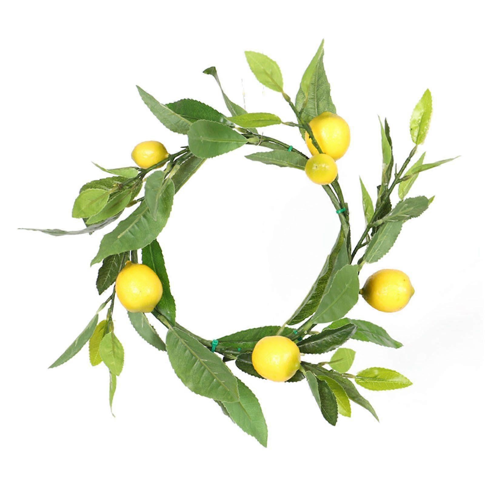 New Simulated lemon garland