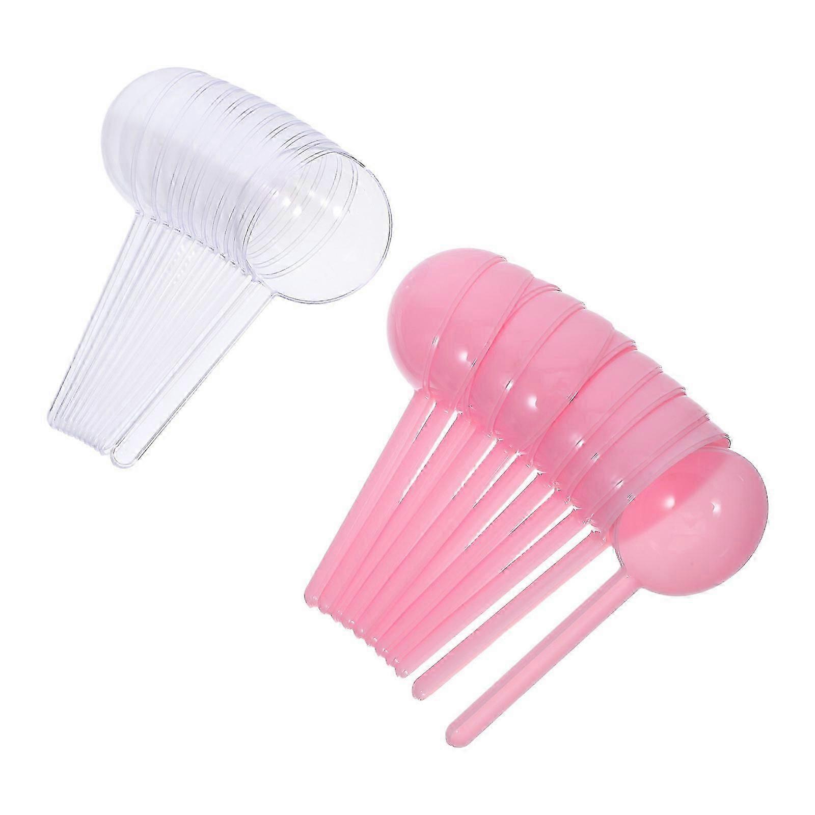 Clear Round Plastic Chocolate Ball Holders, 24Pcs for Packaging