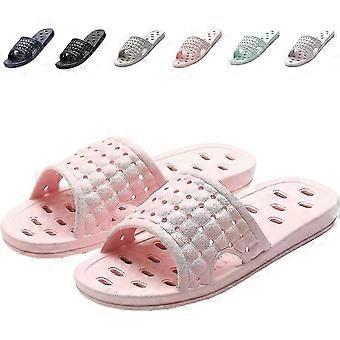 Chaussures de douche Séchage rapide Antidérapant Salle de bain Pantoufles Pour Hommes Femmes Dortoir Maison Slides_fs-Yvan