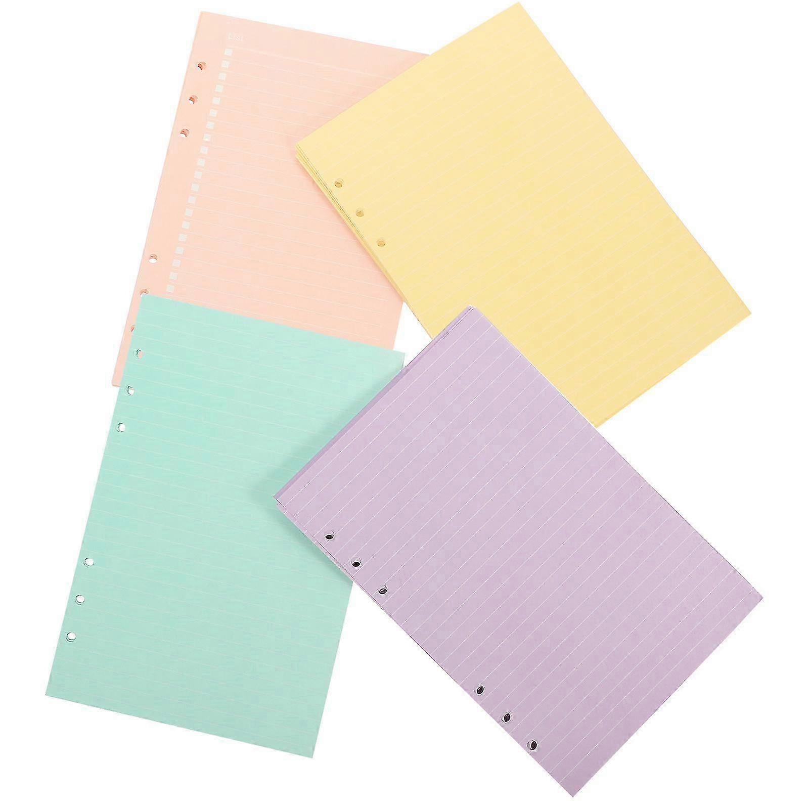 Smooth Notebook Inner Paper for Writing 160 Sheets Assorted Color