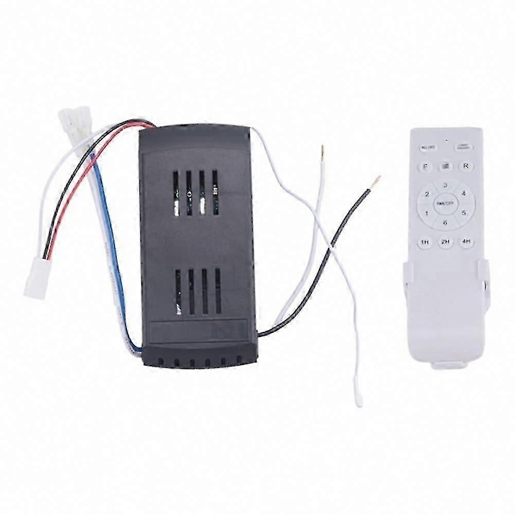 Ceiling Fan Universal Remote Control 40W 6-Speed Timer for DC Fans and Lights Replacement Kit