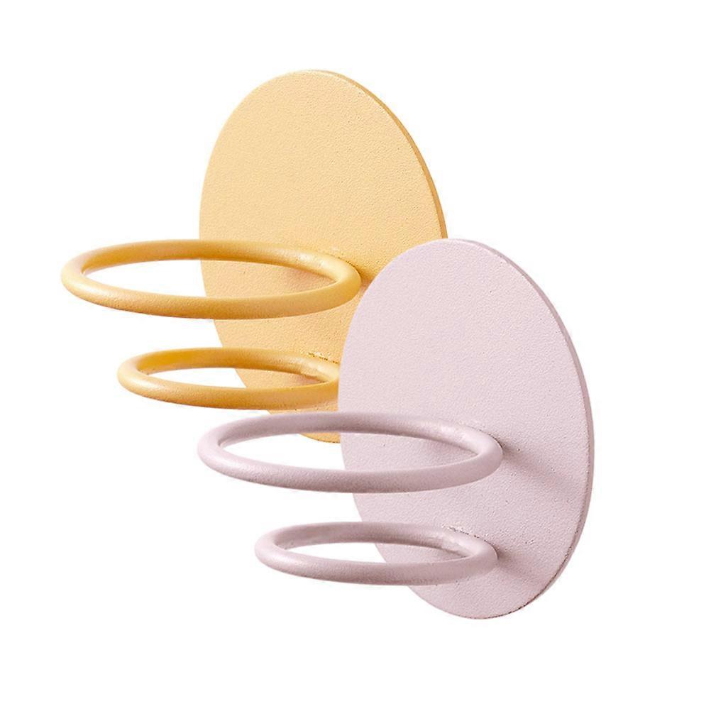 Nail Free Wall Rack Makeup Egg Holder for Sponge Egg Storage 2Pcs
