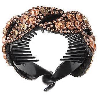 Rhinestone Barrettes Women Hair Banana Clips Women Hair Clip Ponytail Holder Hair Comb Clip Banana Hair Clips Women