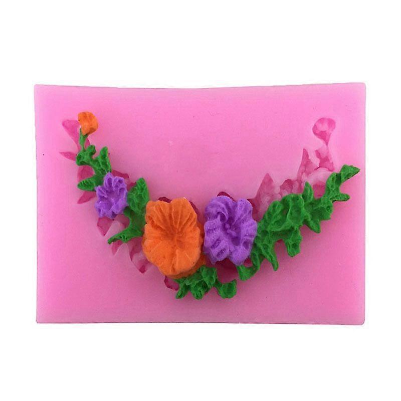 Thousand cattle flower shape cake decorative mold - 1PC