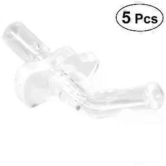 5 PCS Straw Tips Transparent Silicone Soft Reusable Drinking Straws Straw Accessory for Vacuum Flask Insulation Cup Water Bottle