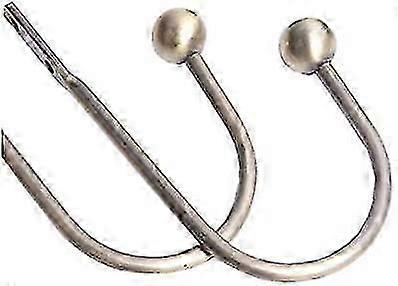 2pcs Wall Mounted U Shape Metal Curtain Hooks