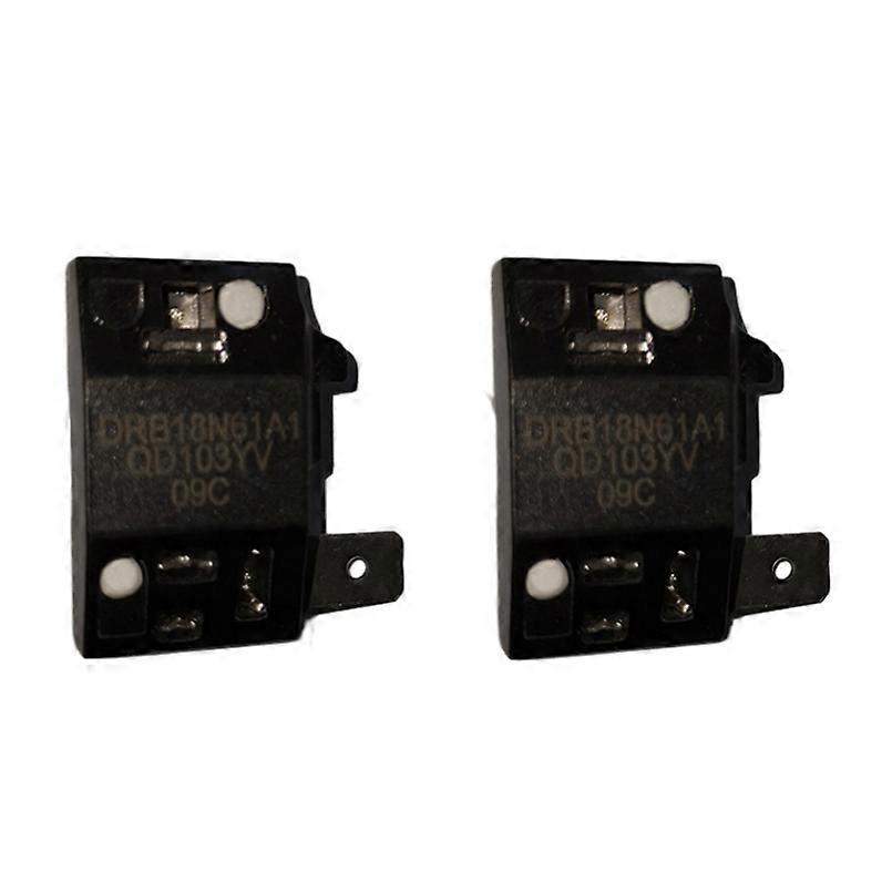 2-Pack DRB18N61A1 QD103YV Flat-Type Refrigerator Overload Protector for 600A Compressor
