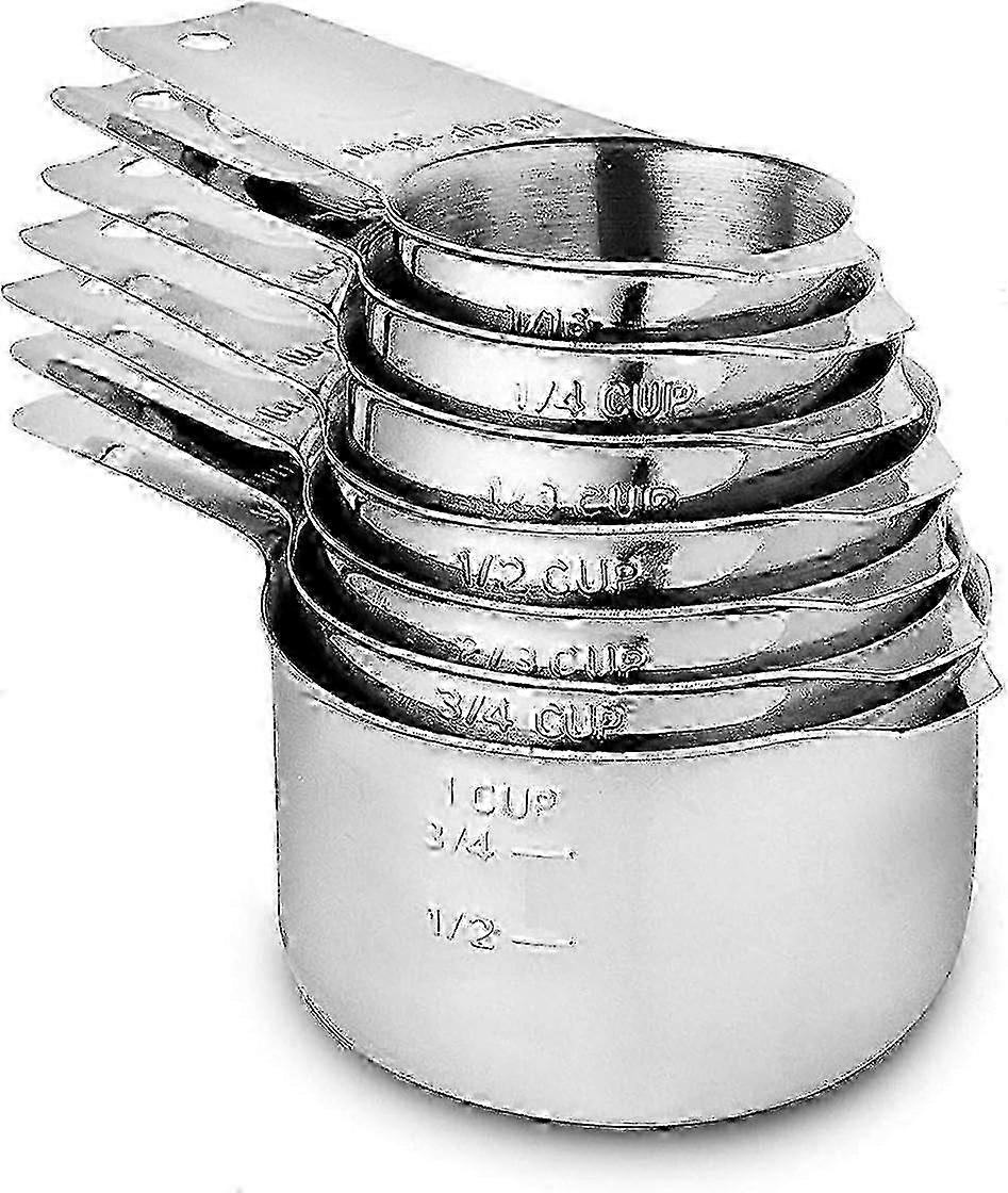 Measuring Cups Stainless Steel 7 Piece Stackable Set