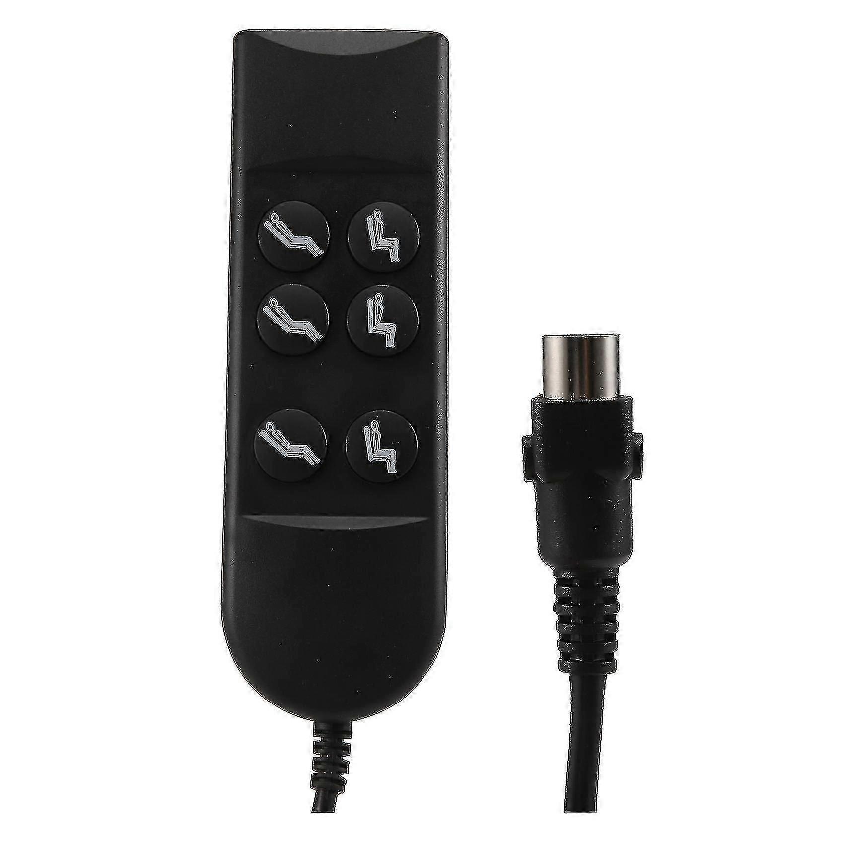 Power recliner switch for electric chair with 6-button controller