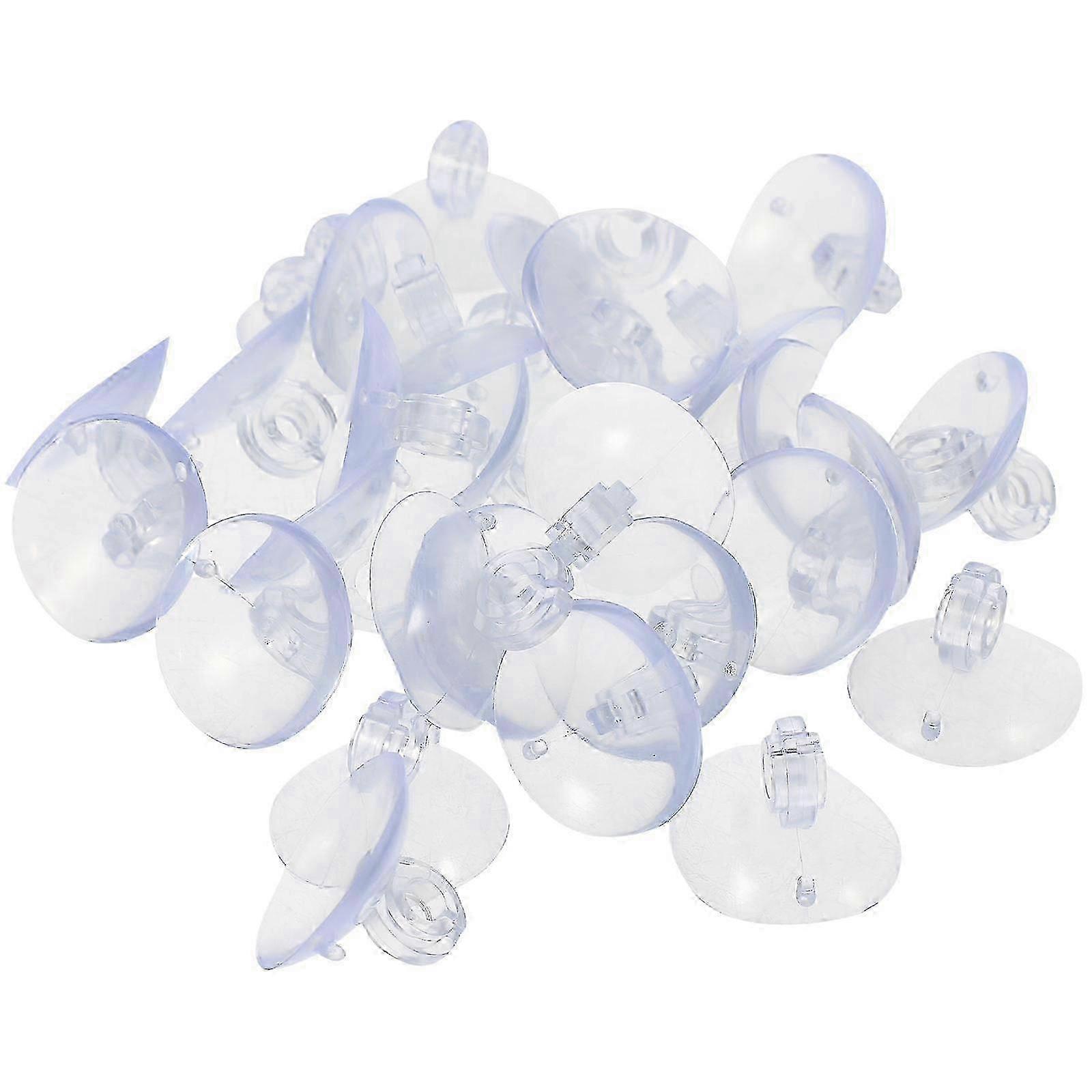 200Pcs Sucker Hooks compatible with Outdoor String Lights, Transparent Plastic Light Clips