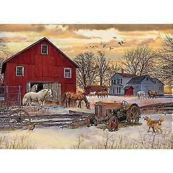 Winter on the Farm Jigsaw Puzzle VV327