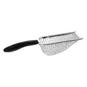 Silver Stainless Steel Cat Litter Scoop for Easy Cleaning 1 Piece